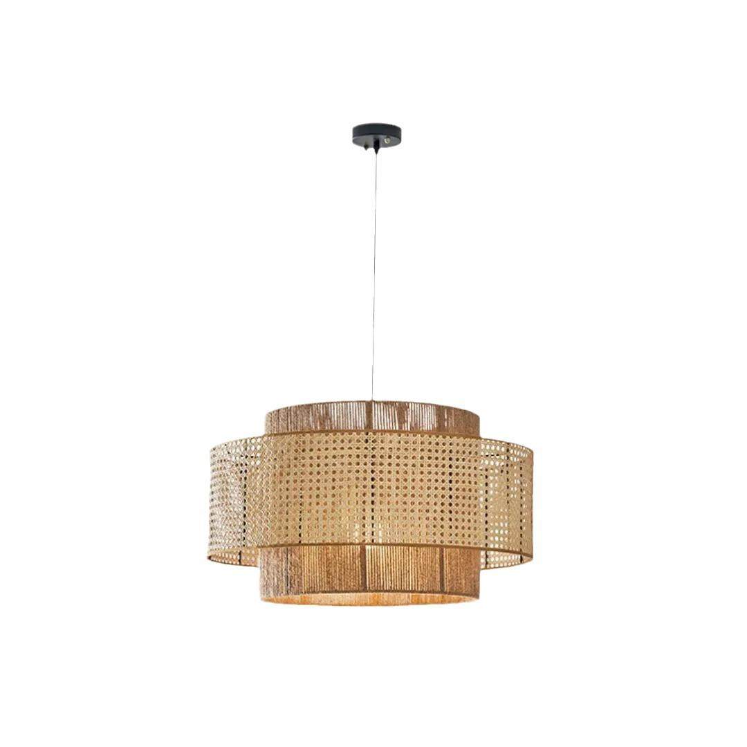 餐厅麻绳吊灯侘寂风民宿卧室书房日式复古藤艺客厅茶室藤编织灯具,家装灯饰光源,智能吊灯,淘宝优惠券,粉丝福利购,淘宝优惠卷