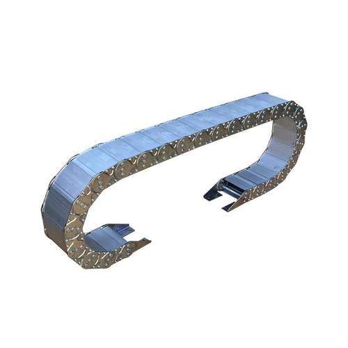 厂家供应机床金属坦克链TL桥式穿线镀锌钢制拖链04不锈钢拖链