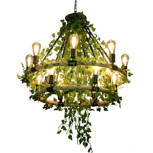 主题音乐餐吧吊灯工业风创意麻绳个性火锅店清吧酒馆网红装饰灯具