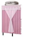 简易衣柜折叠免安装 加粗出租房耐用钢架衣橱收纳 家用卧室结实组装