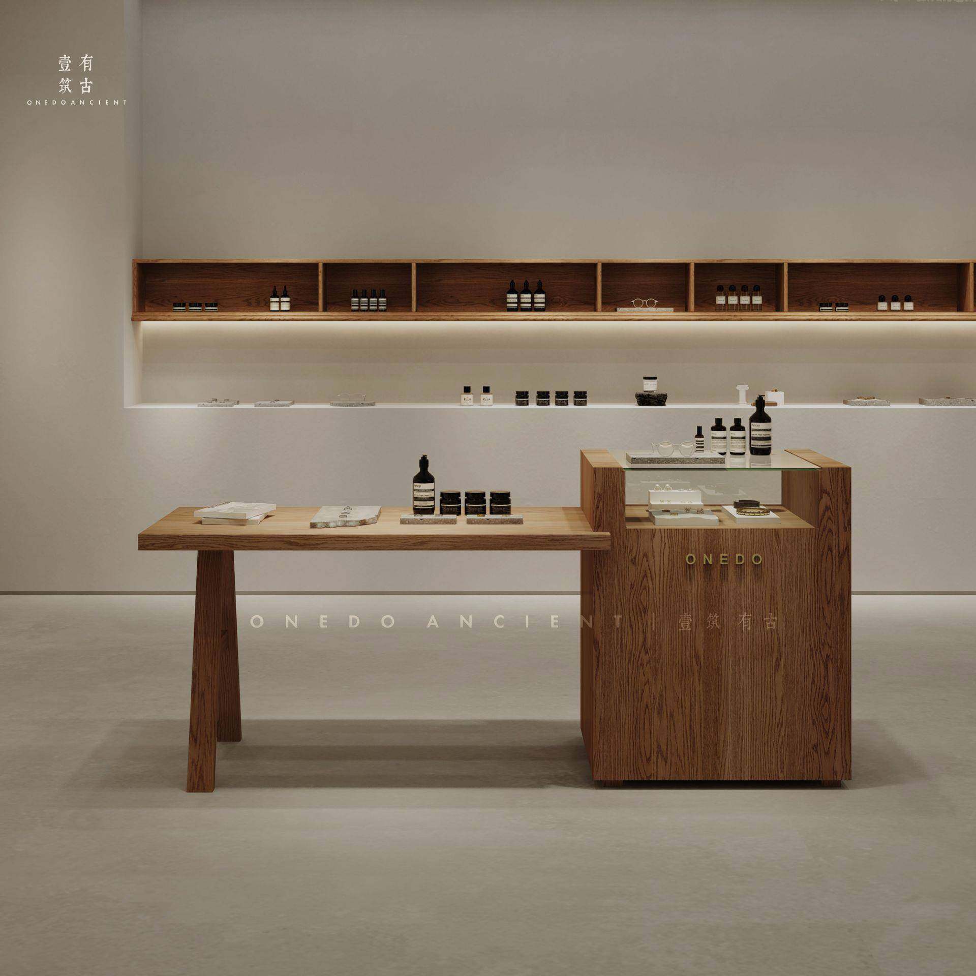 服装店中岛台陈列展示桌商场鞋包饰品展示台实木长条桌摆件展示台,商业/办公家具,展示柜/陈列柜/展示架/货柜,淘宝优惠券,粉丝福利购,淘宝优惠卷