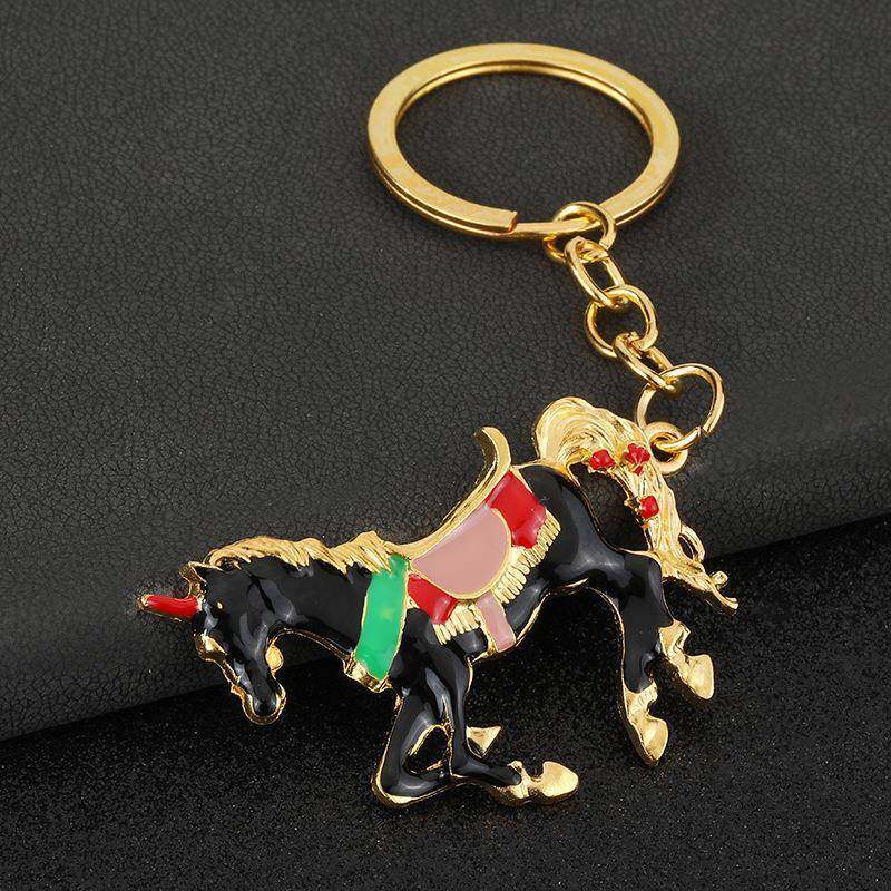 时尚小众设计滴油珐琅马儿钥匙链时尚气质动物挂件毛衣百搭配饰,服饰配件/皮带/帽子/围巾,钥匙扣,淘宝优惠券,粉丝福利购,淘宝优惠卷