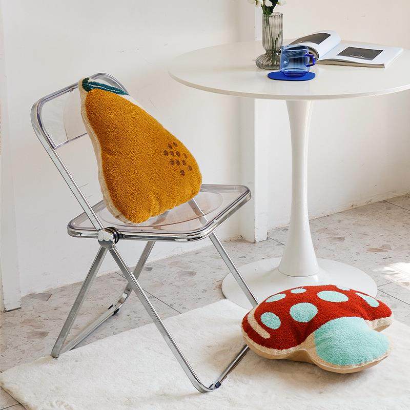 卡通造型可爱果蔬系列帆布绣花异形抱枕含芯床头靠枕抱枕沙发靠垫