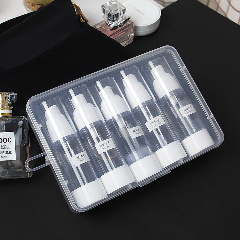 高级真空瓶套装粉底液按压乳液瓶旅行装分装瓶补水纳米喷雾瓶空瓶