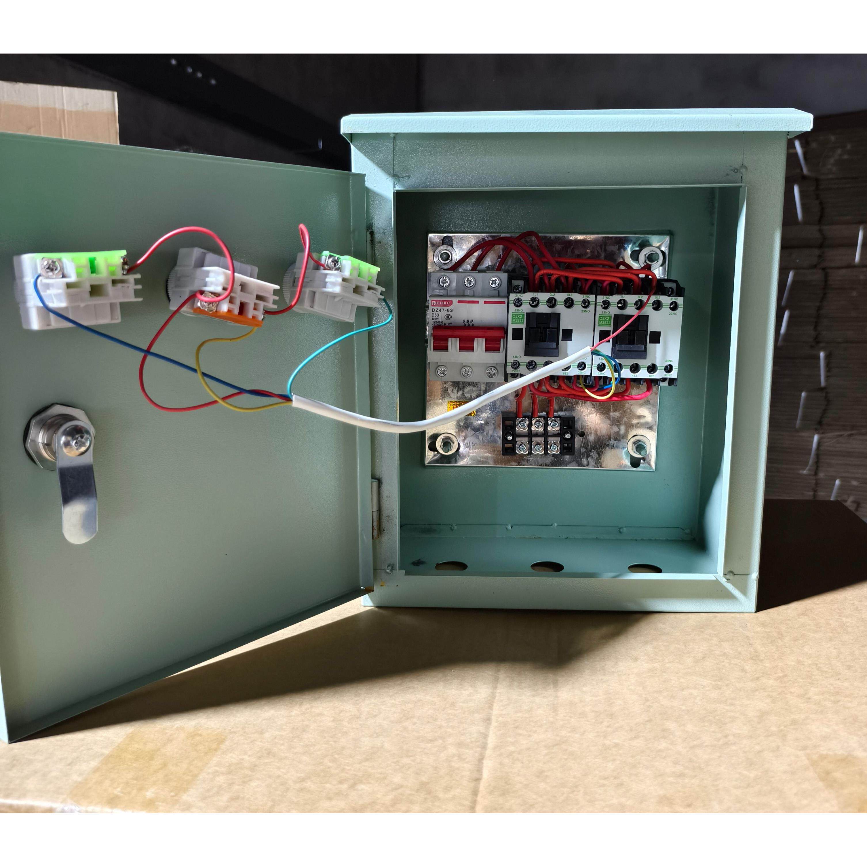 VWF小倒盒型搅拌机砂浆机盒开关电器控制箱顺开关380v220V正反转