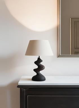 a覆b世i-Sabi风格中纪实木台灯设计师古艺术创意装饰灯卧11738W室