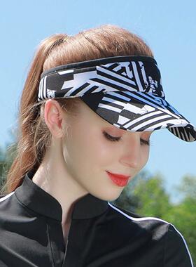 ZG6新时运款高尔夫帽子尚动士球帽ZGM018空顶帽黑加女花色防晒遮