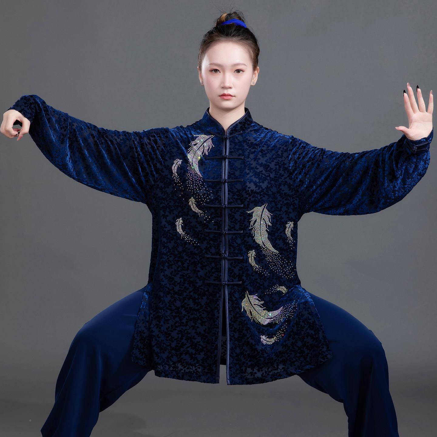 JW03602太极服拳女款新锦款日常可穿新中式国太极服太极八段比赛2