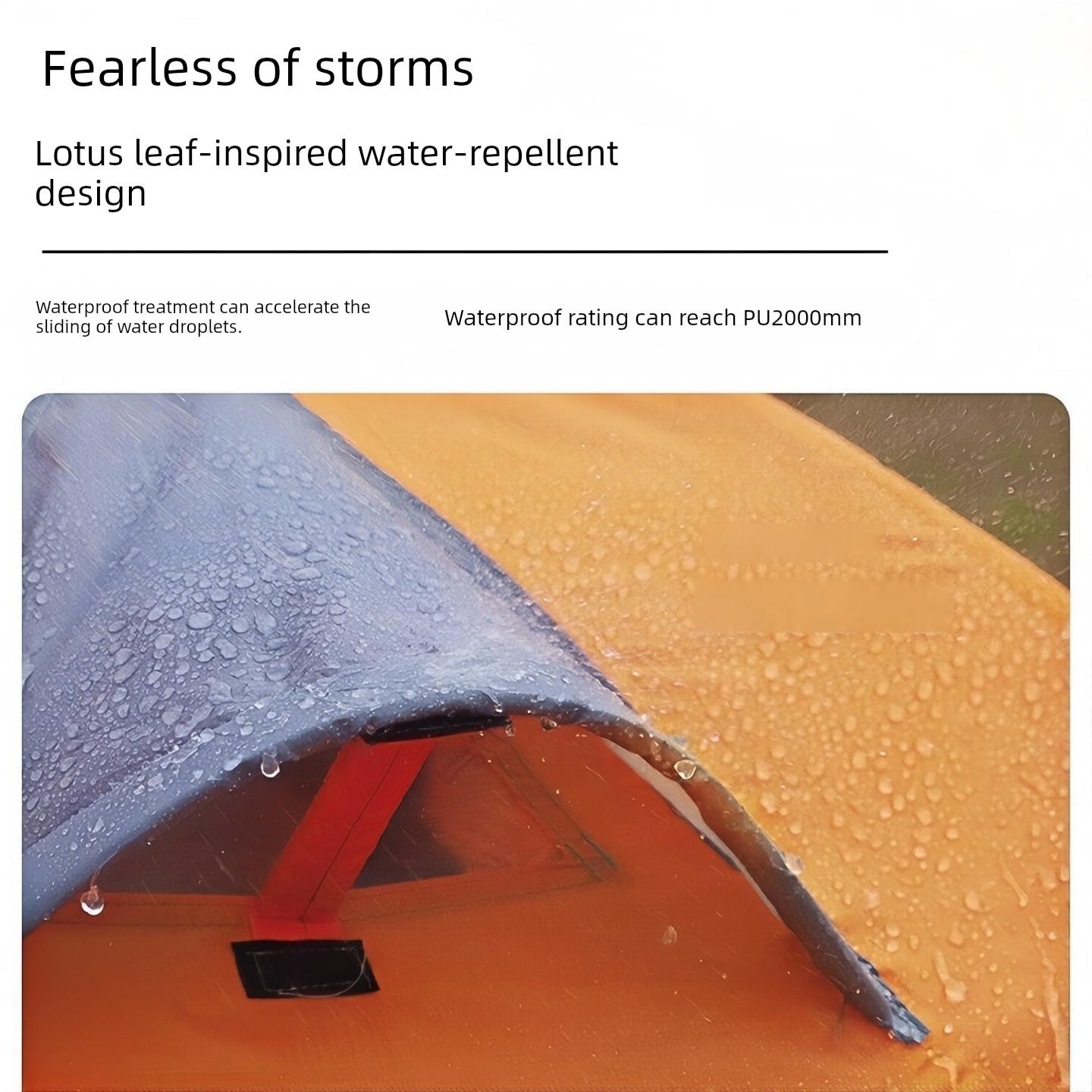 外露登营山专业帐篷铝杆层防WLF雨加厚便携式折叠超轻户双三季徒