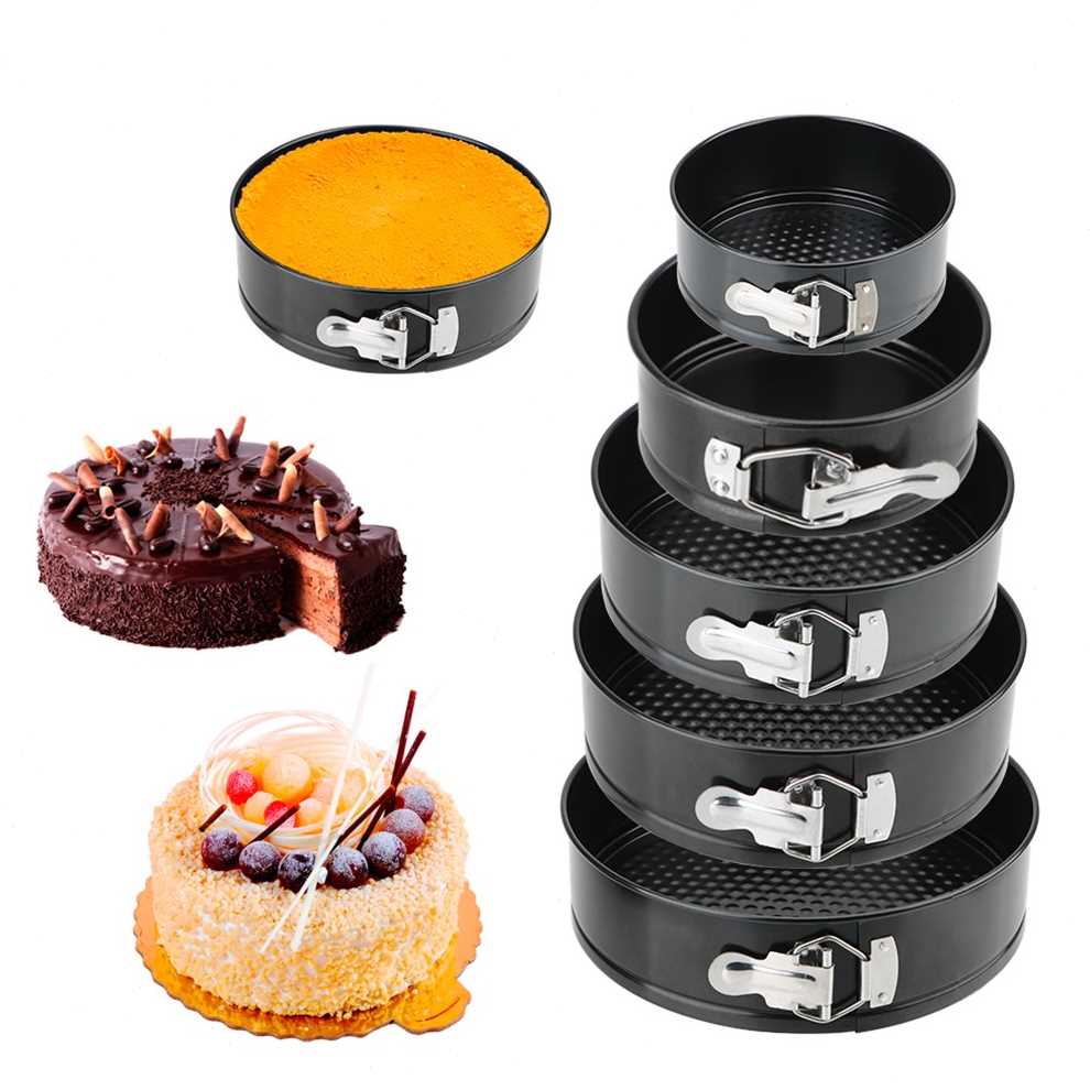 Removable NonStick Metal Bake Mould Round Cake Pan Bakeware