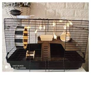 好货Black tie 47 cm package hamster cage Syrian hamster 60 c