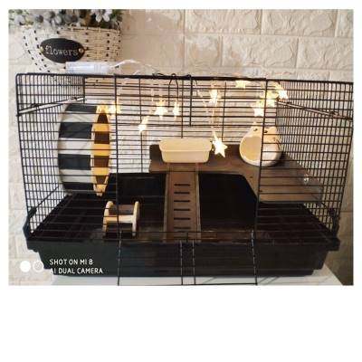 好货Black tie 47 cm package hamster cage Syrian hamster 60 c