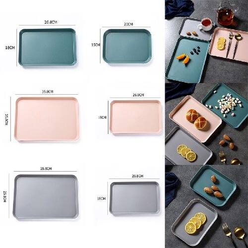 极速Tea 358mm Tray Flat Square Holder Cutlery Tray Mobile