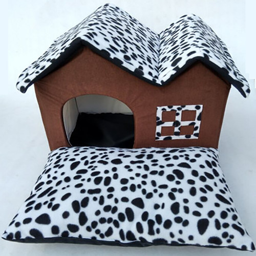 好货Pet Luxury Dog Houses For Large Dog Double Rooms Removab
