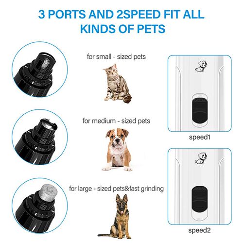 好货New Electric Dog Nail Clippers for Dog Nail Grinders USB
