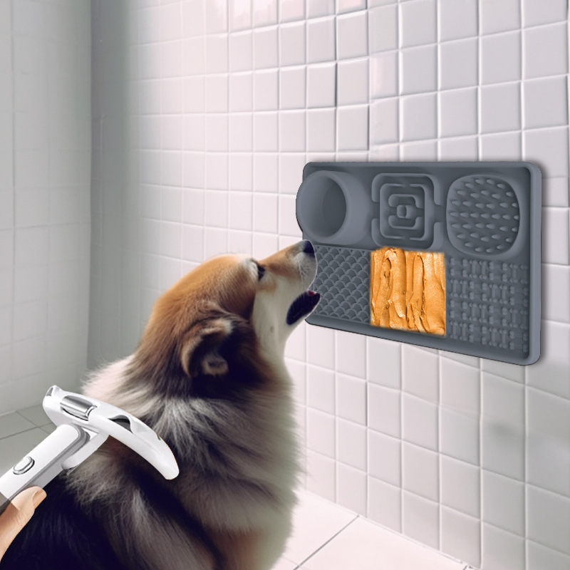 Pet Licking Mat Pet Eating Ware Dog Slow Food Mat Placemat