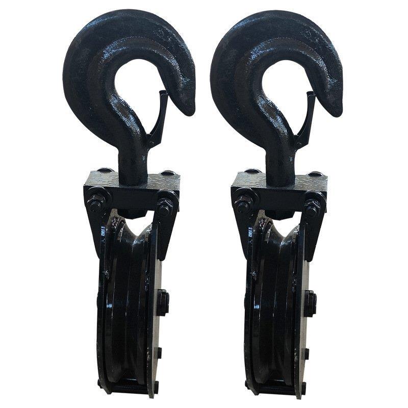 矿用滑轮3t-20t煤矿耙斗机开口滑车 勾头矿山滑车5/8/10/16/20吨
