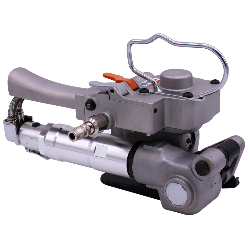 厂销打包带 塑料气动电熔打包机自动免扣热熔机塑钢带自动打包品