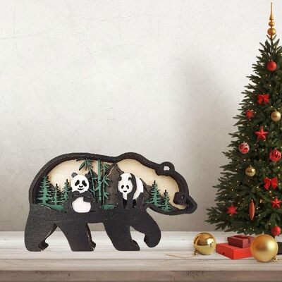 极速woodland Silhouette Sculpture forest Animals for Living