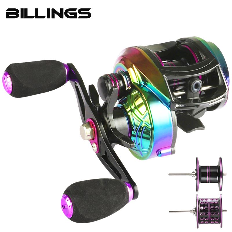 比灵斯路亚轮双线杯水滴轮微物手把EVA冰钓竿金属鱼线轮渔具