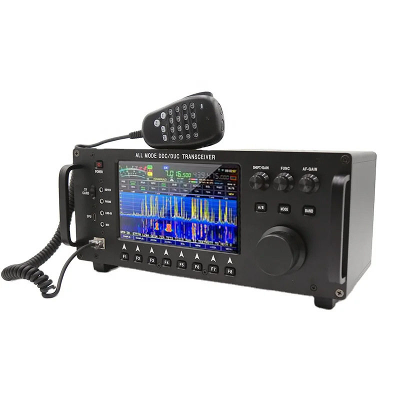 RS-998全频段HF短波电台100W频谱动态瀑布显示内置天线调谐器外贸图片