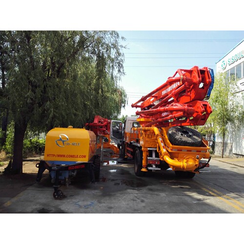 科尼乐供应混凝土泵车带搅拌机 砂浆输送泵车 29米混凝土臂架泵车