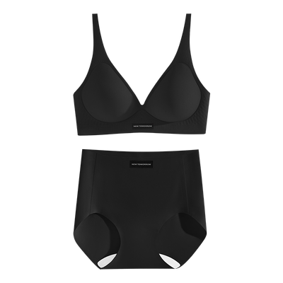 New Tomorrow聚拢软承托防下垂女士内衣无痕裸感轻薄舒适美背文胸