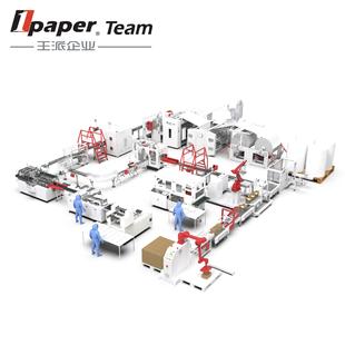 抽纸整线设备全自动包装生产线 软抽纸巾盒抽面巾纸高速生产线