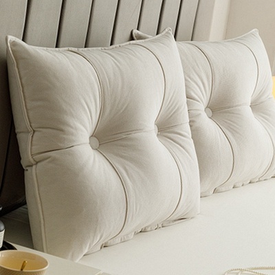 简约床头靠枕客厅沙发靠背垫床上背靠垫无床头靠背枕长型腰靠腰枕