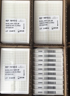 。德国Graco娜Greiner 784075 789163-G 384孔微孔板白色TC圆孔方