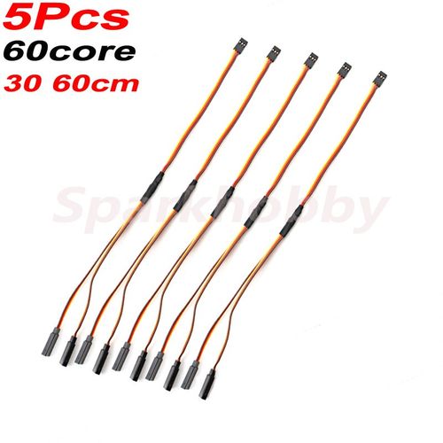 极速5PCS 60 core 300mm 600mm Y type Servo Extension Cable Su