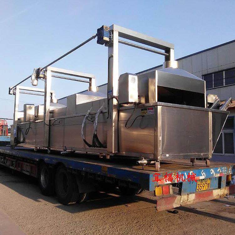 炸豆泡机器设备 宿州高低温豆泡油炸机 全自动油炸豆泡生产线,清洗/食品/商业设备,休闲食品加工设备,淘宝优惠券,粉丝福利购,淘宝优惠卷