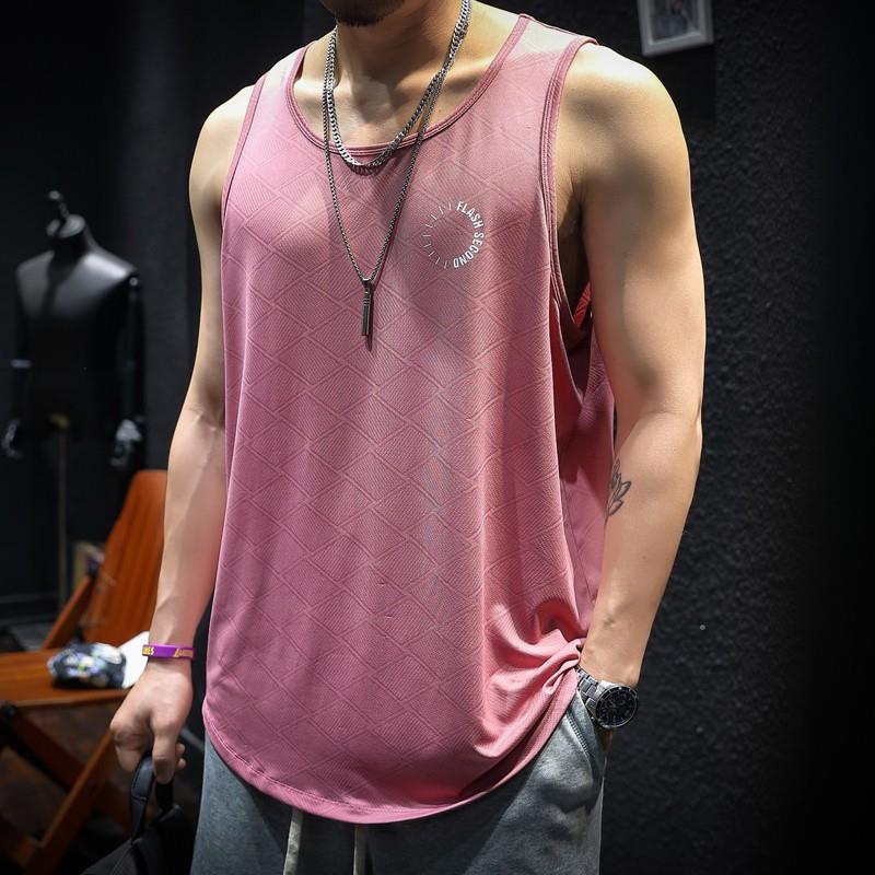 Trend Mr潮牌夏季篮球男款坎肩宽松纯棉大码t恤运动冰丝无袖背心