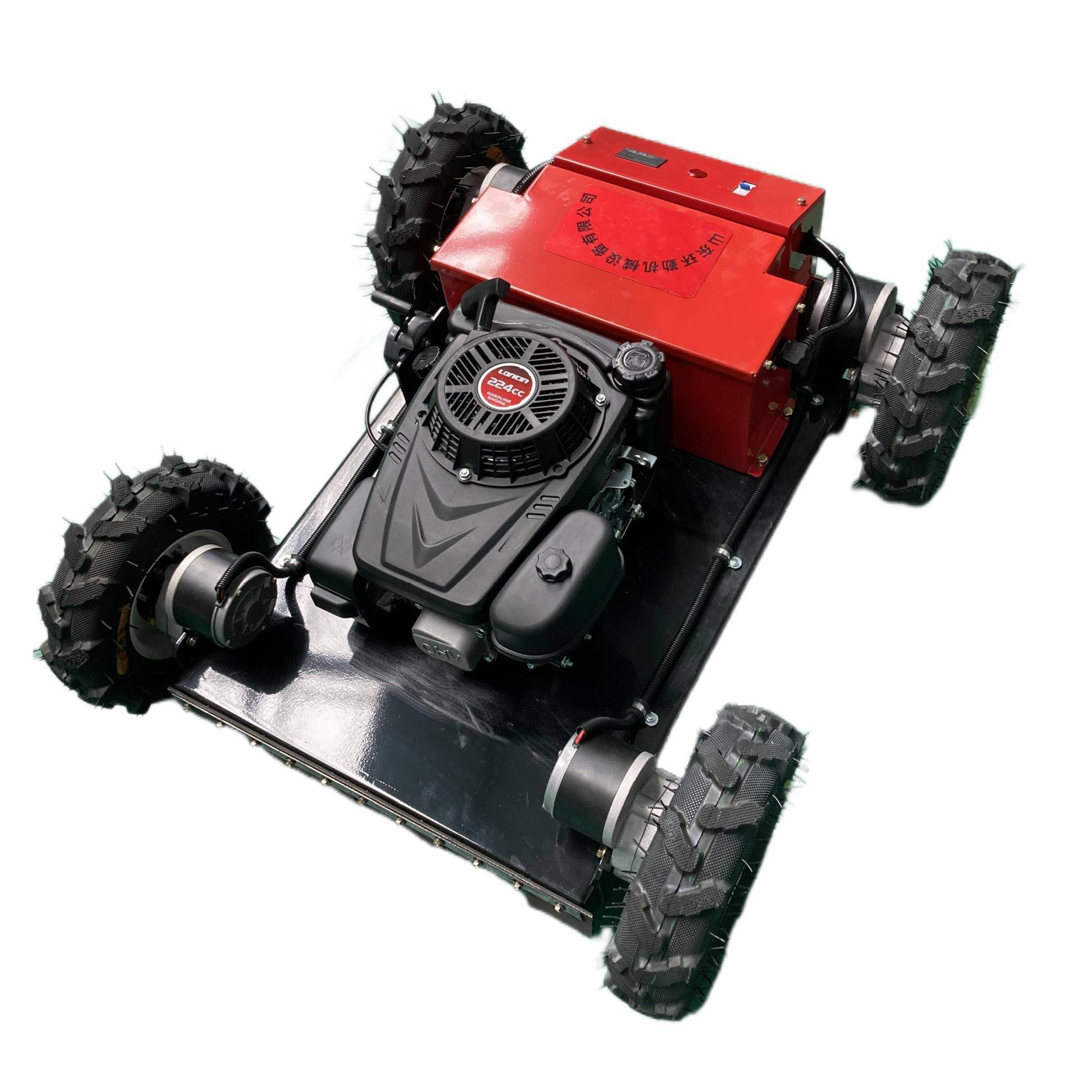 四冲程割草机汽油发动机小马力割山东厂家大量现货遥控割草机