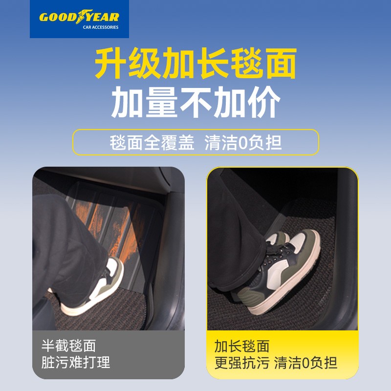 固特异TPE汽车脚垫适配于蔚来ES8 ES6 EC6 ET5 ET5T专用防滑耐磨图片