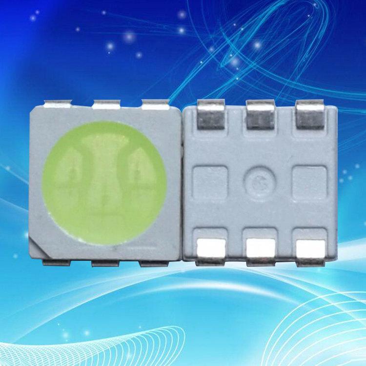 厂家生产灯条专用高亮度贴片5050冷白led灯珠车灯用5050冷白光