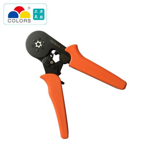 源头厂家华胜工具HSC86-6手动迷你型自调试压线钳端子冷压钳