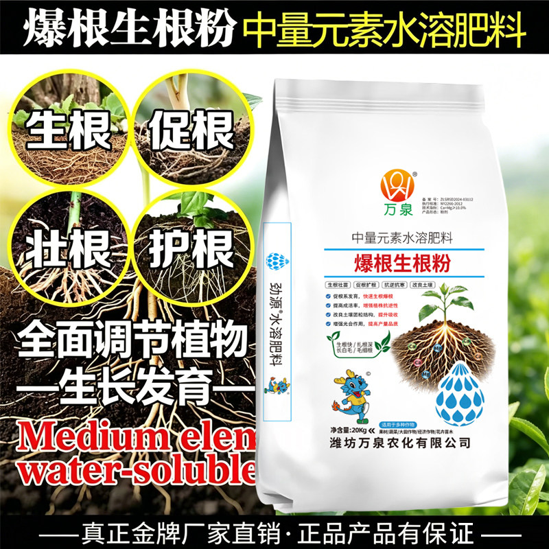 爆根生根粉中量元素水溶肥料毛细根促根壮根护根植物生长发育 - 实物图