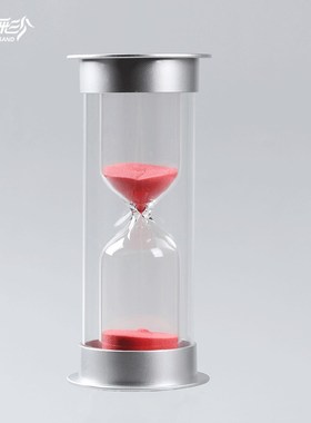儿童沙漏计时器防摔10/30/60分钟半1小时间漏沙流沙Y瓶创意小摆件