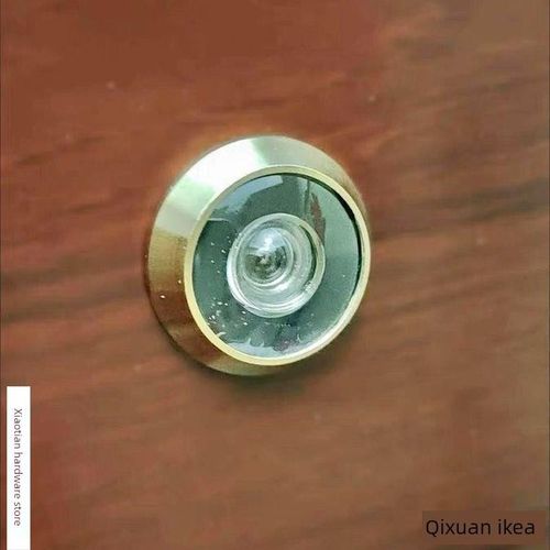 监控黑色摄像头猫眼门镜堵孔老式家用通用视防撬高防盗门.