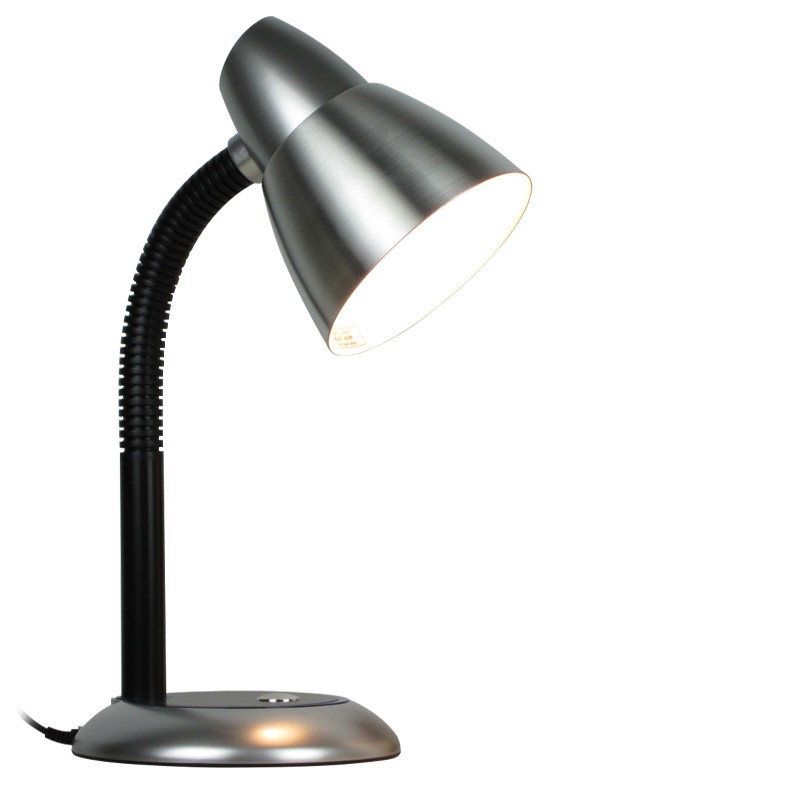 良亮台灯学生学习护眼可换灯泡式台灯螺口E27白炽灯W黄光插电