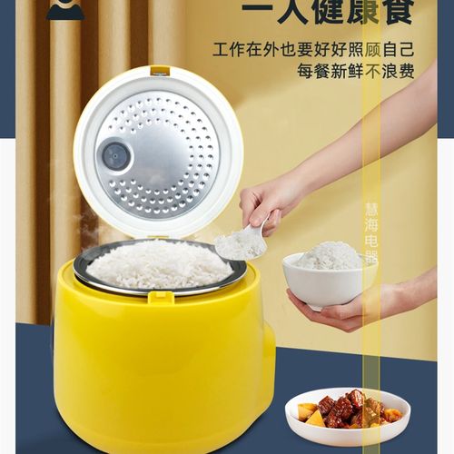 爱德迷你电饭煲多功能家用智能电饭锅2人小型电煲2L宿舍