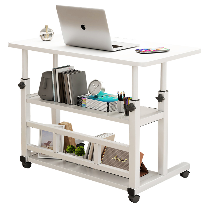 床边桌可移动升降电脑桌学生书桌卧室宿舍家用学习小桌子