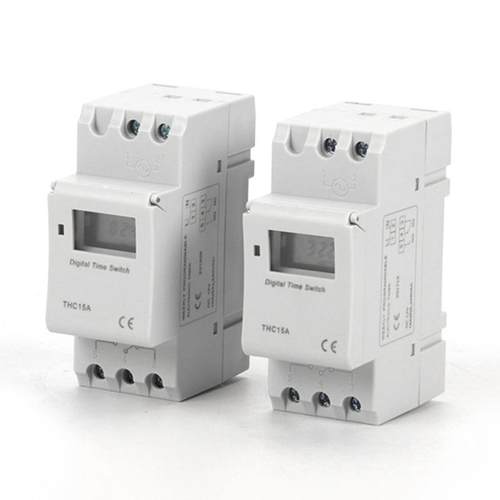 厂家供应微电脑小型时控开关THC15A全自动时间控制电源定时器