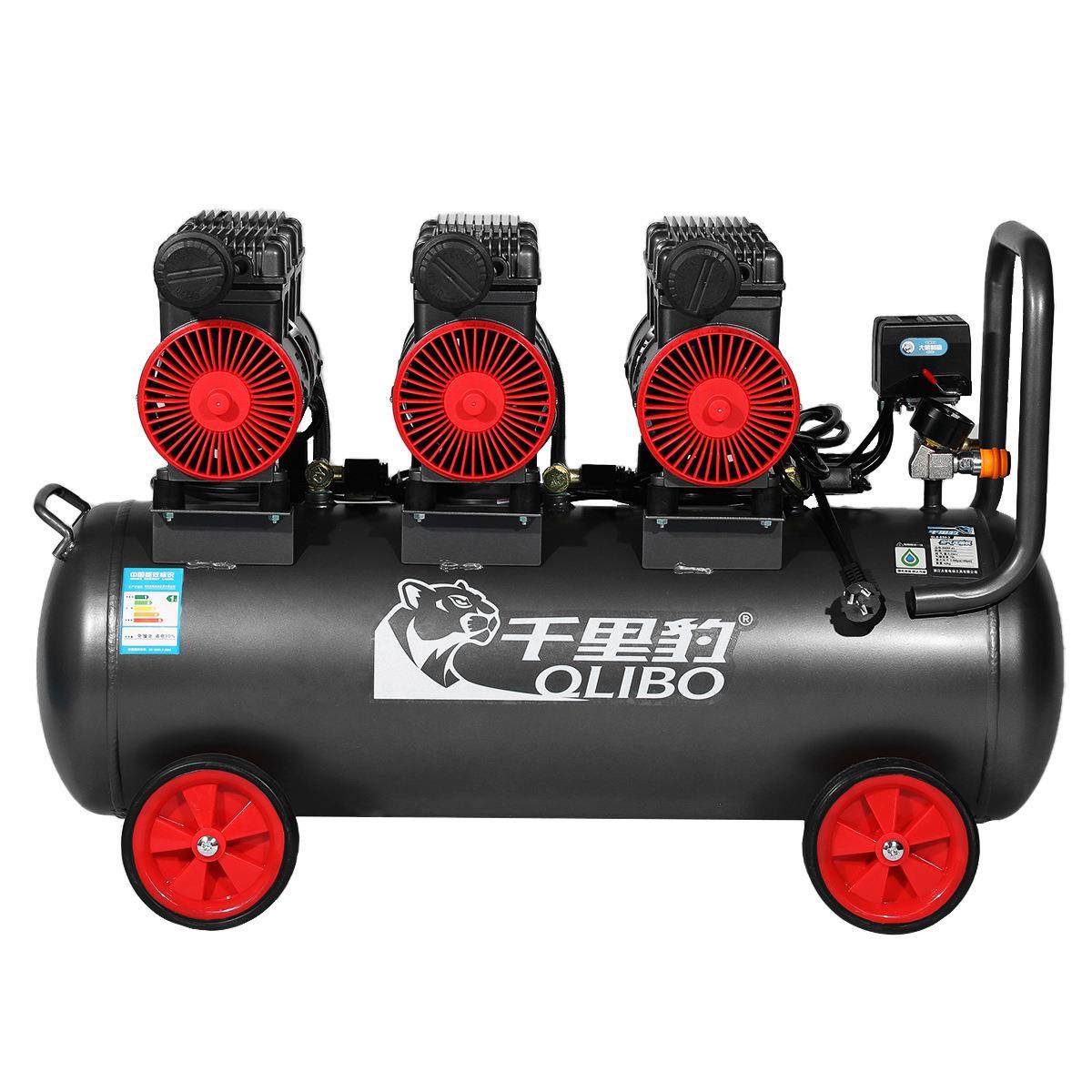 DX950-03950WX3-80L工业级小型空气压缩机充气无油静音220V