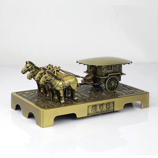 兵马俑铜车马摆件西安特色旅游纪念品中国风特色出国礼品送老外