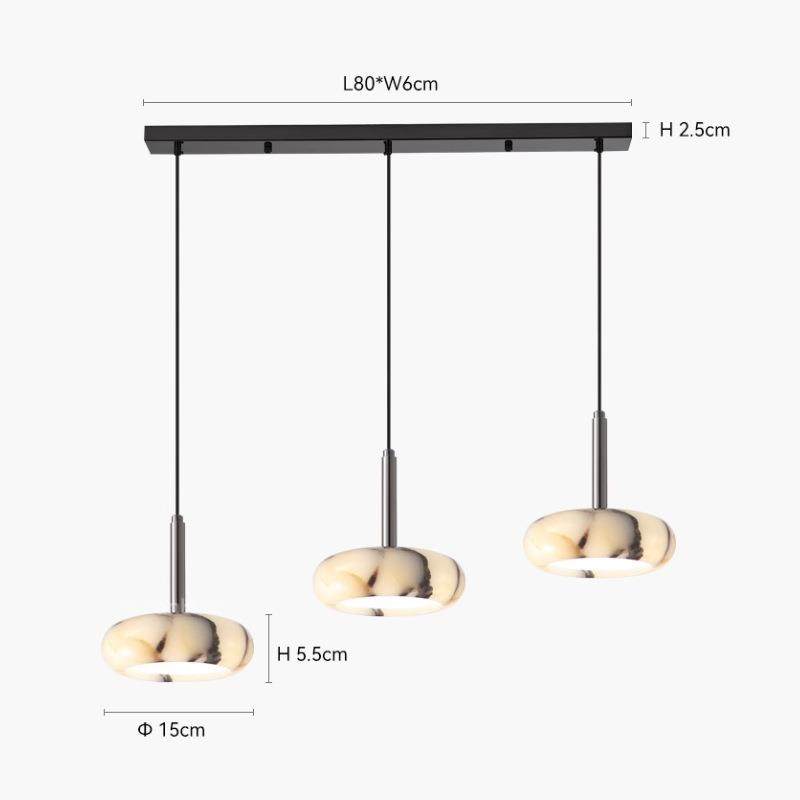 透光床头吊灯大理石高级感卧室客厅餐桌吧台背景墙艺术小吊线灯具,家装灯饰光源,智能吊灯,淘宝优惠券,粉丝福利购,淘宝优惠卷