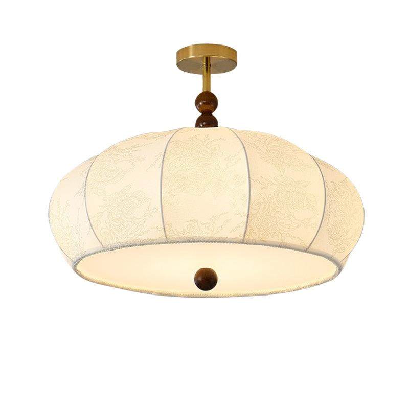 法式中古风卧室吊灯宋代美学温馨布艺房间灯南洋复古餐厅书房灯具,家装灯饰光源,智能吊灯,淘宝优惠券,粉丝福利购,淘宝优惠卷