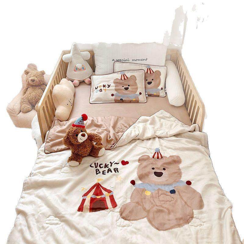 儿童60兰精天丝动物立体造型夏被可爱卡通空调被子幼儿园宝宝枕套,床上用品,化纤被,淘宝优惠券,粉丝福利购,淘宝优惠卷