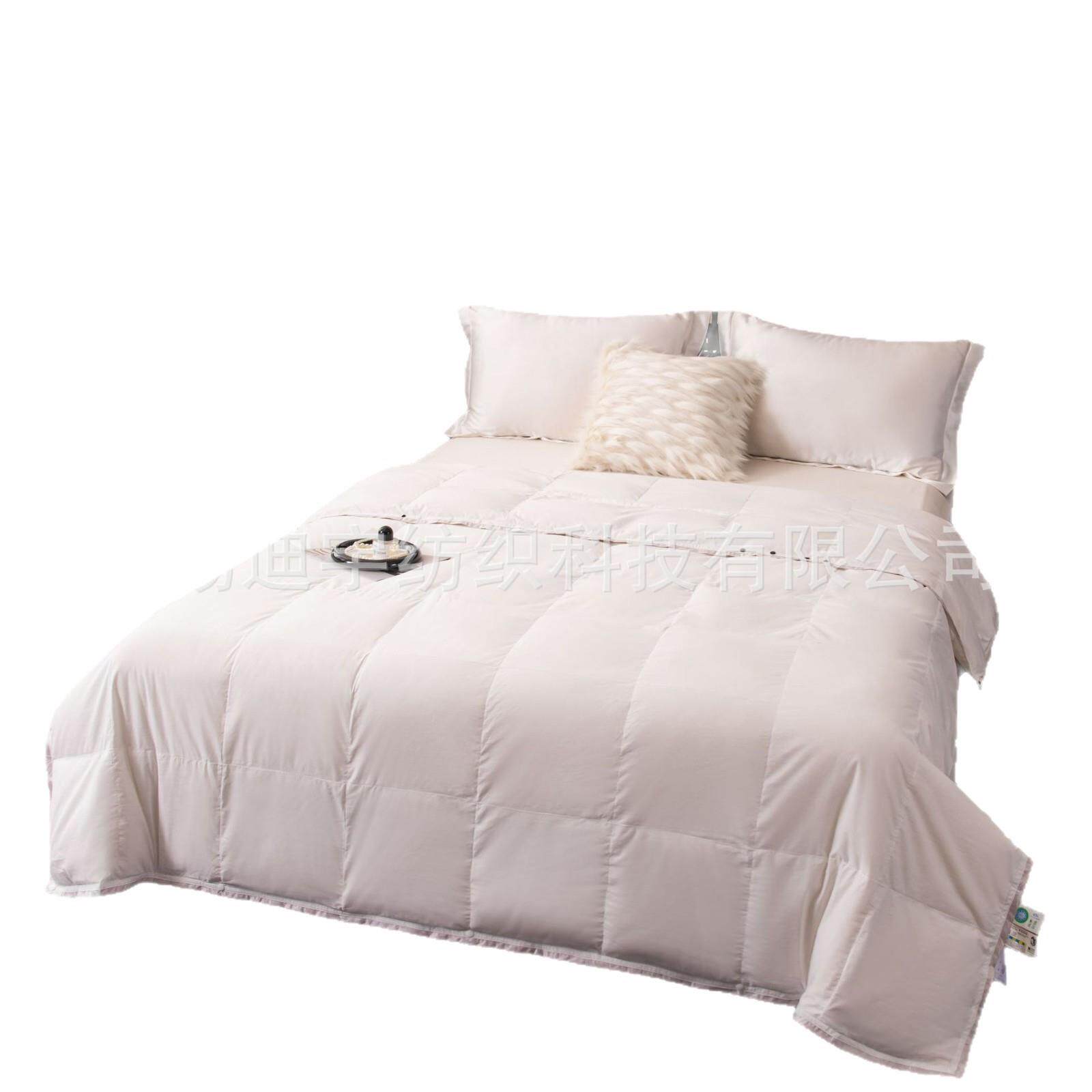 秋冬季羽绒被800g酒店户外露营三防棉被可水洗免被套加厚保暖被芯